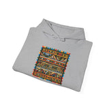 Pre-Columbian Tribal Stripe Pattern Unisex Hoodie