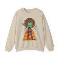 Celestial Aztec Ritual Illustration Unisex Sweatshirt