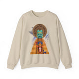 Celestial Aztec Ritual Illustration Unisex Sweatshirt