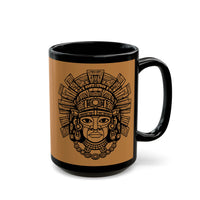 Inca God Graphic Symbol Inti Black Mug