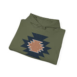 Minimal Southwest Tribal Rug Pattern Illustration Unisex Hoodie