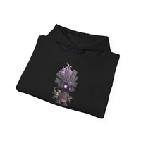 Shadow Aztec God with Glowing Eyes Unisex Hoodie