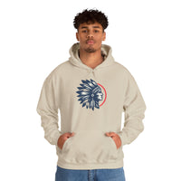 Tribal Visionary Chief Emblem Illustration Unisex Hoodie