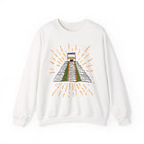 Mexico Monument Chichen Itzá Doodle Unisex Sweatshirt