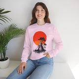 Tikal Sunset Temple Minimalist Art Unisex Sweatshirt