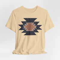 Minimal Southwest Tribal Rug Pattern Illustration Unisex T-Shirt