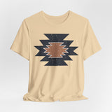 Minimal Southwest Tribal Rug Pattern Illustration Unisex T-Shirt