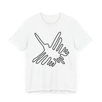 Nazca Lines Style Bird Unisex T-Shirt