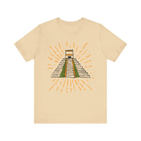 Mexico Monument Chichen Itzá Doodle Unisex T-Shirt