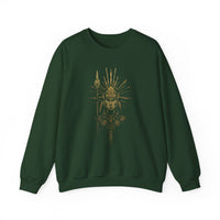 Golden Shaman Tribal Symbol Line Art Unisex Sweatshirt