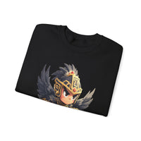 Chibi Falcon Warrior Inca Armor Unisex Sweatshirt