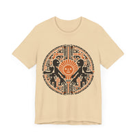 Sun Worshippers Inca Glyph Layout Unisex T-Shirt