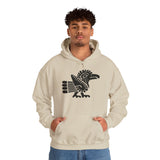 Aztec Bold Bird Illustration Unisex Hoodie