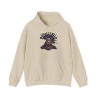 Tribal Feather Headdress Warrior Unisex Hoodie
