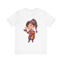 Chibi Inca Girl with Baby Condor Unisex T-Shirt
