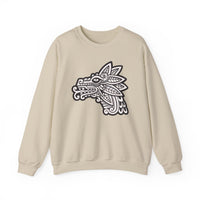 Quetzalcóatl Serpent Head Illustration Unisex Sweatshirt