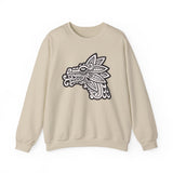 Quetzalcóatl Serpent Head Illustration Unisex Sweatshirt