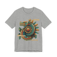 Feathered Serpent Sun Spiral Unisex T-Shirt