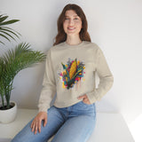 Maya Corn Mural Street Art Unisex Sweatshirt
