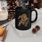 Jaguar Champion Pixel Sprite Black Mug