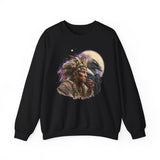 Ancient Inca Shaman with Condor Companion Unisex Sweatshirt