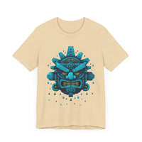 Tlaloc Rain God Tribal Glyph Style Unisex T-Shirt