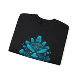 Tlaloc Rain God Tribal Glyph Style Unisex Sweatshirt