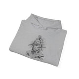 Jaguar Warrior Ink Drawing Unisex Hoodie