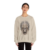 Mictlantecuhtli Skull Headdress Unisex Sweatshirt