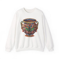 Mesoamerican Ornate Ceremonial Urn Unisex Sweatshirt