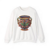 Mesoamerican Ornate Ceremonial Urn Unisex Sweatshirt