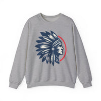 Tribal Visionary Chief Emblem Illustration Unisex Sweatshirt