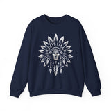 Sacred Tribal Chief Emblem Illustration Unisex Sweatshirt