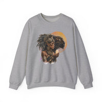 Aztec Jaguar Priestess Oracle Unisex Sweatshirt