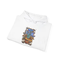 Aztec Turquoise Cactus Desert Landscape Unisex Hoodie