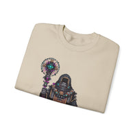 Cyber Temple Techno Priest Pixel Art Unisex Sweatshirt