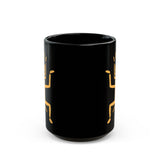 Native American Aztec Icon Black Mug