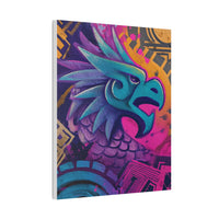 Urban Aztec Quetzalcoatl Spray-Paint Canvas