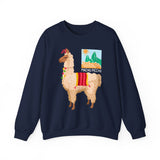 Sacred Llama of the Inca Andes Unisex Sweatshirt