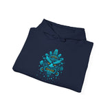Tlaloc Rain God Tribal Glyph Style Unisex Hoodie