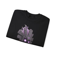 Shadow Aztec God with Glowing Eyes Unisex Sweatshirt