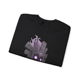 Shadow Aztec God with Glowing Eyes Unisex Sweatshirt