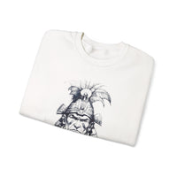 Fierce Inca Warrior Ink Illustration Unisex Sweatshirt