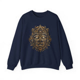 Ancient Aztec Solar Deity Mask Unisex Sweatshirt