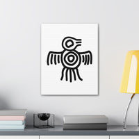 Maya Bird Symbol Canvas
