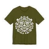 Andean Dual God Symmetry Tribal Glyph Style Unisex T-Shirt