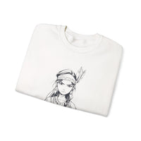 Inca Warrior Girl Bold Andean Spirit Design Unisex Sweatshirt