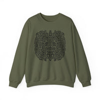 Mythic Mayan God Symbol Unisex Sweatshirt