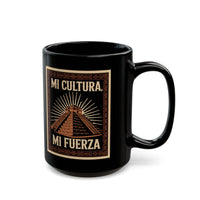 Mayan Pyramid Chichen Itza – Mi Cultura Mi Fuerza Black Mug