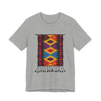 Indigenous Andean Geometric Textile Pattern Unisex T-Shirt